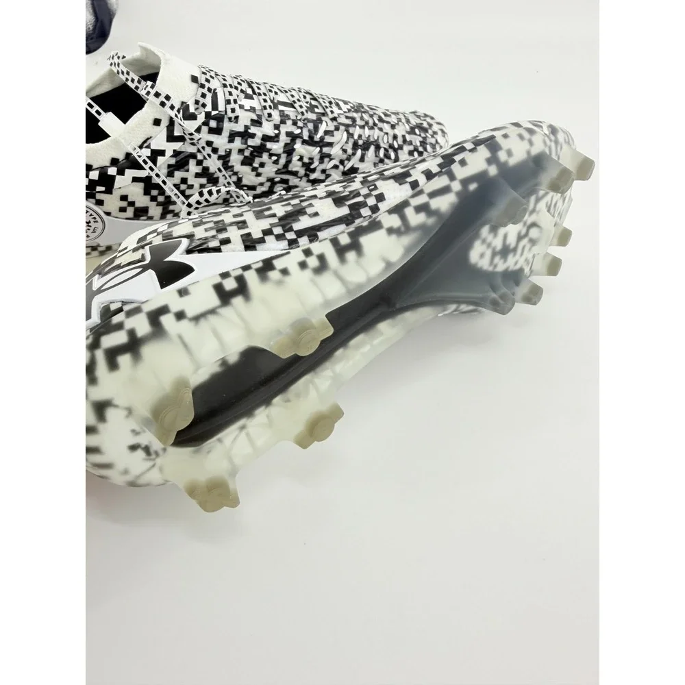Under Armour UA Magnetico Elite 5‎ FG 6000544-002 Black/White/Black 2025 Sz 10.5